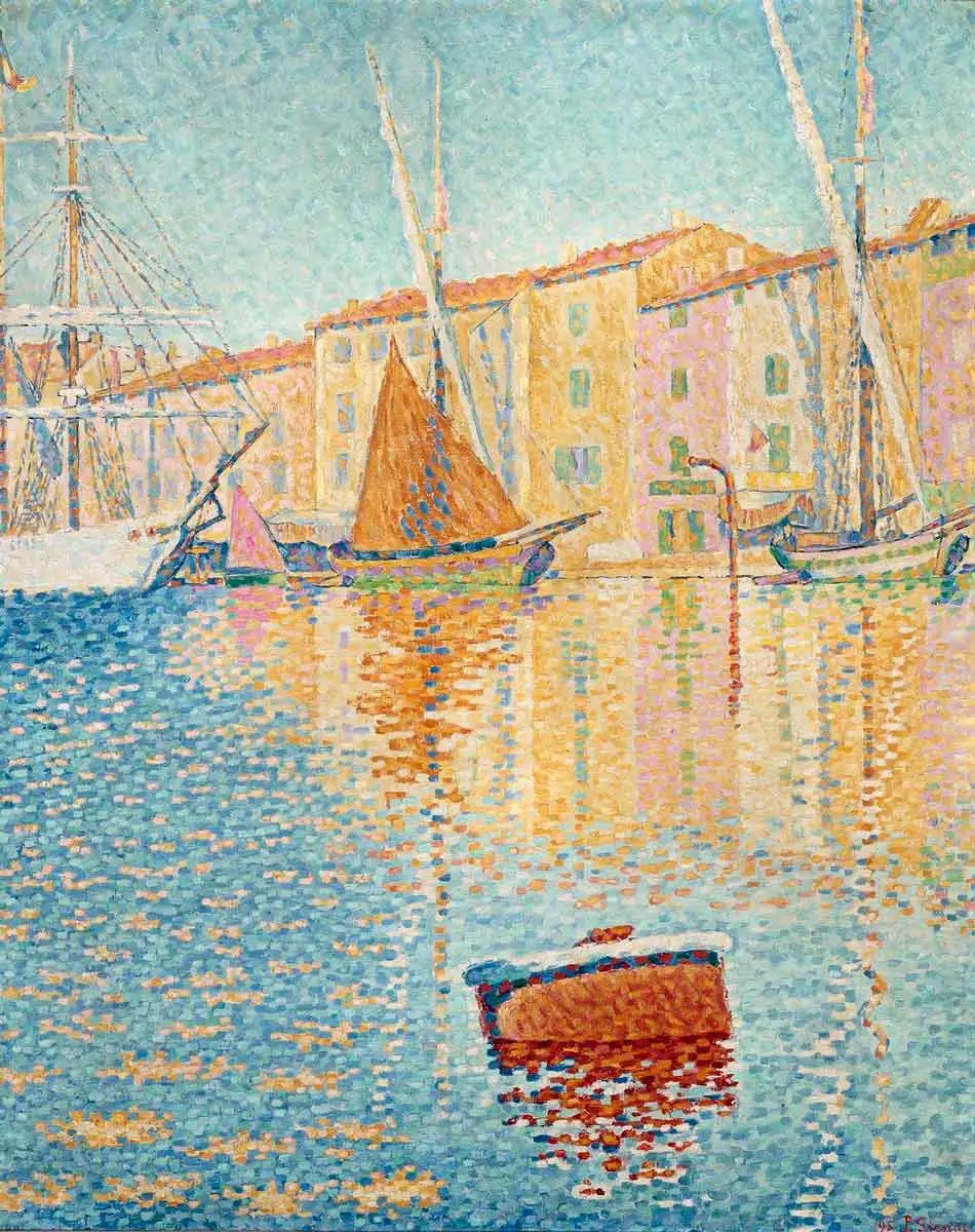 La Bouee Rouge by Paul Signac, 1895