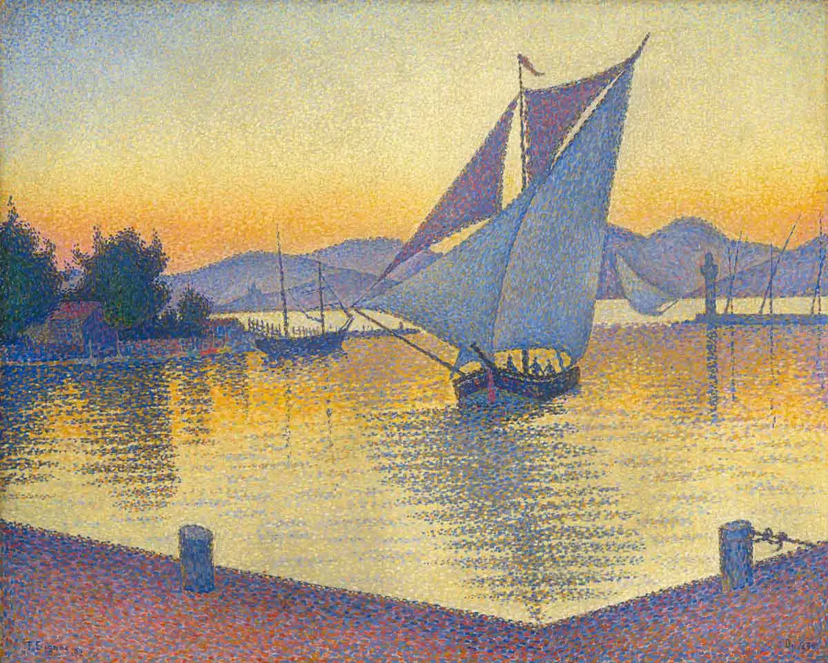 The Port at Sunset by Paul Signac, 1892