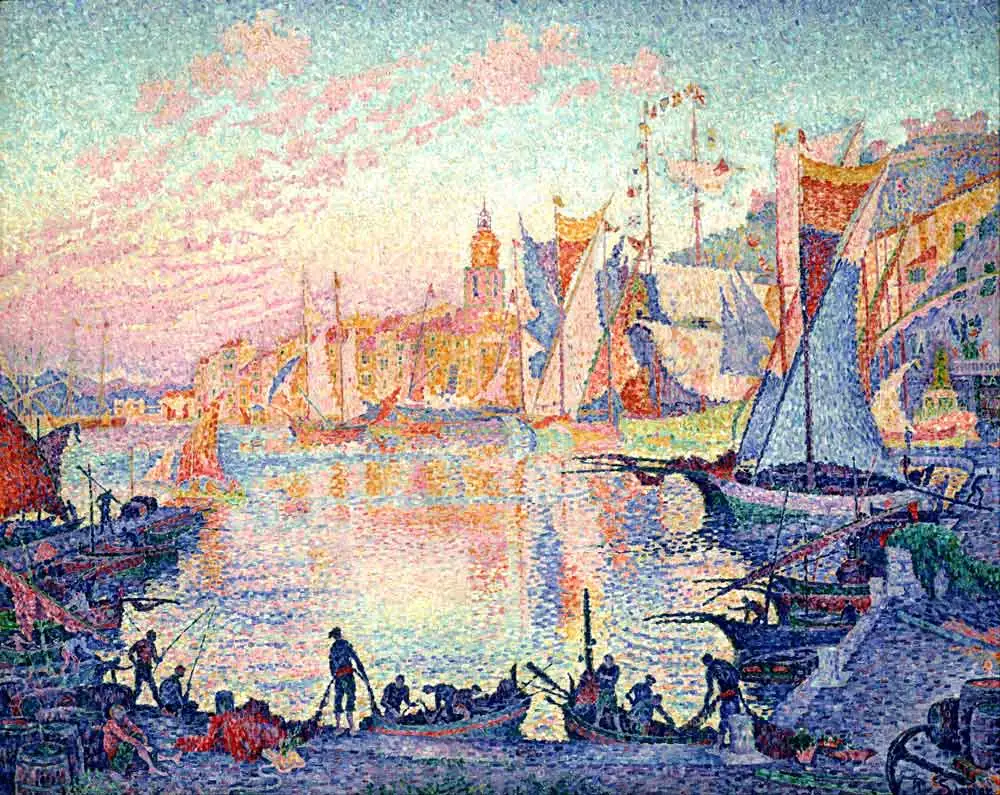 The Port of Saint Tropez by Paul Signac, 1901